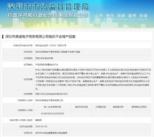 深圳市宾阁电子商务销售不合格计算机软硬件产品案分析
